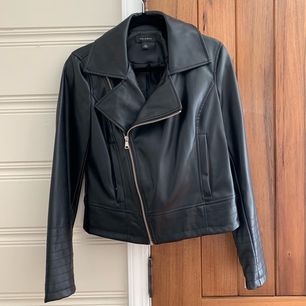 Halogen Pleather Jacket